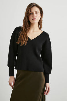 Alondra Sweater, Black-Rails