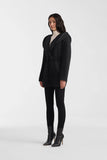 Bethany Reversible Wool coat, Black-Mackage