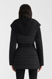 Bethany Reversible Wool coat, Black-Mackage