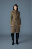 Blithe Handmade Wool Coat, Light Camel-Mackage