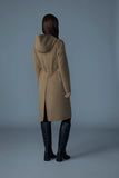 Blithe Handmade Wool Coat, Light Camel-Mackage