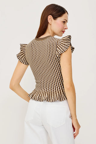 Bryn, Brown Stripe-Rails