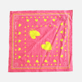 KR Drippy Heart Bandana, Palm Pink-Kerri Rosenthal