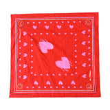 KR Drippy Heart Bandana, Lobster-Kerri Rosenthal