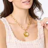JV Bloom Necklace, Gold-Julie Vos