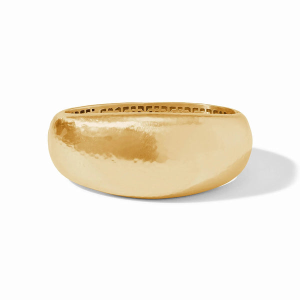 JV Catalina Statement Hinge Bangle, Gold-Julie Vos