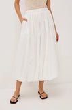 Cala Skirt, White-Rails