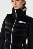 Mack CHAYA-GLO High-Gloss Shell Down Vest, Black-Mackage