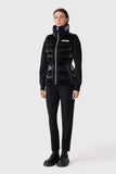Mack CHAYA-GLO High-Gloss Shell Down Vest, Black-Mackage