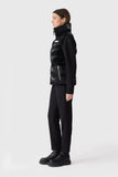 Mack CHAYA-GLO High-Gloss Shell Down Vest, Black-Mackage