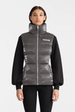 CHAYA-GLO High-Gloss Shell Down Vest, Carbon-Mackage