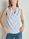 Cille Cowl Neck Tank, Mini Stripe-Nation LTD