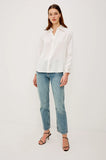 Clarise Shirt, Ivory Eyelet-Rails