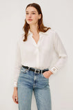Clarise Shirt, Ivory Eyelet-Rails