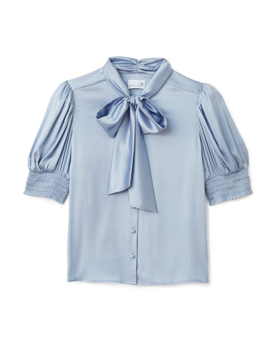 Cartolina Peggy Top, Blue Mist-Cartolina