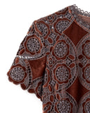 Cartolina Waverly Mid Dress, Mocha-Cartolina