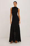Cosmos Dress, Black Checkerboard