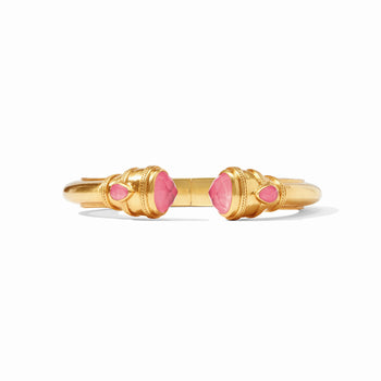 JV Cannes Demi Cuff, Iridescent Tourmaline Pink-Julie Vos