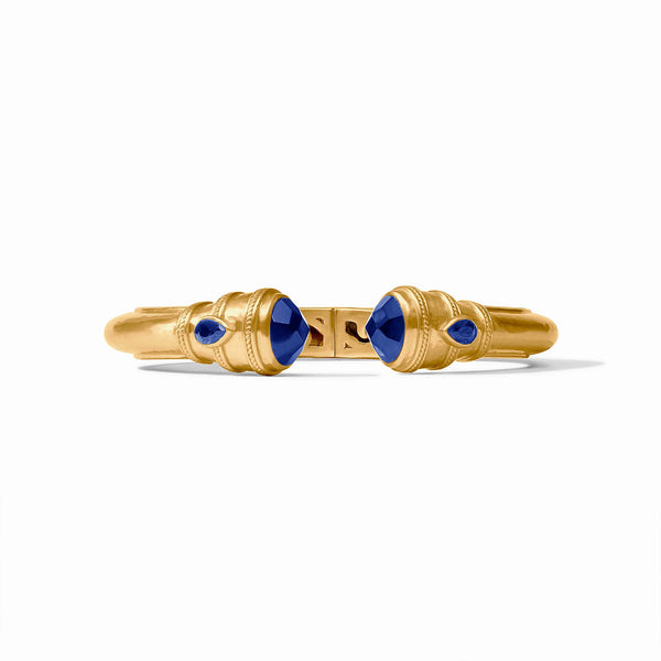 JV Cannes Demi Cuff, Iridescent Sapphire Blue-Julie Vos