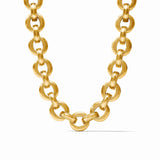 JV Cannes Demi Link Necklace, Gold-Julie Vos