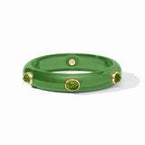 Julie Vos Carnaby Stone Bangle, Palmetto Green-Julie Vos