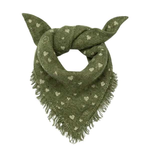 KR Cashmere Bandana, Dark Sage-Kerri Rosenthal