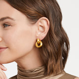 Jv Cannes Doorknocker Earring, Gold-Julie Vos