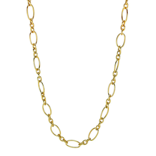 ASHA Chunky Oval Link Chain, Gold-ASHA