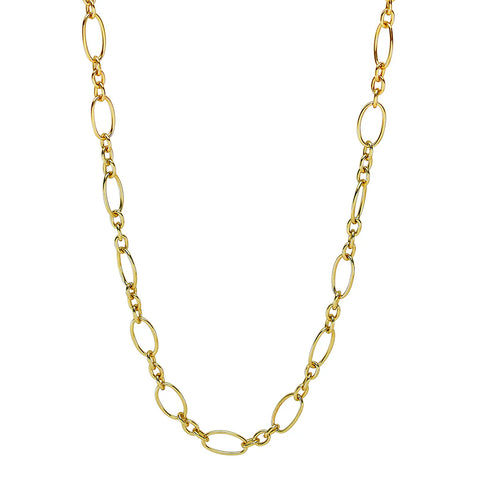 ASHA Chunky Oval Link Chain, Gold-ASHA