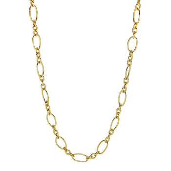 ASHA Chunky Oval Link Chain, Gold-ASHA