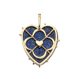 Jane Win LOVE Carry Your Heart Pendant Necklace-Lapis-Jane Win