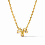 JV Cobblestone Loop Necklace, Multi Stone Cat's Eye-Julie Vos