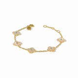 JV Colette Delicate Bracelet, Chalcedony Blue-Julie Vos