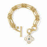 JV Colette Link Bracelet, Chalcedony Blue-Julie Vos