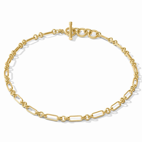 JV Colette Link Necklace, Gold-Julie Vos