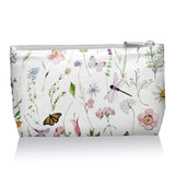 HL Cosmetic Zipper Pouch - Spring Wildflowers with Butterflies-Hi Love