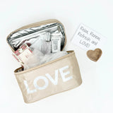 HL Cosmetic Case, LOVE Beige-Hi Love