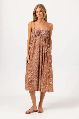 Barker Dress, Floral Vine-sundays