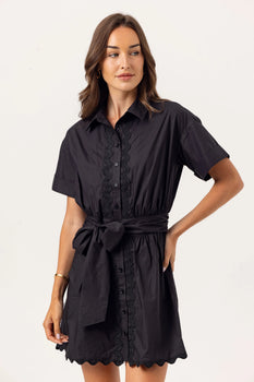 Sun Mara Dress, Black-sundays