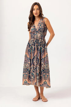 Alma Dress, Spice Mosaic-sundays