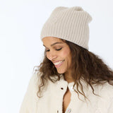 KR Cashmere Beanie, Light Mushroom-Kerri Rosenthal