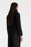 Danielle Double-Breasted Coat, Black-Mackage
