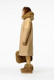 Goldbergh Ember Jacket, Caramello w/ Faux Fur-Goldbergh
