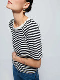 Deana Stripe Tee, City Stripe-Nation LTD