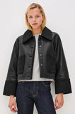 Rails Dria Jacket, Black Shearling-Rails