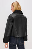 Rails Dria Jacket, Black Shearling-Rails
