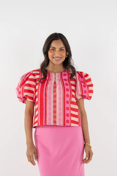 Jane Top, Peach Jubilee-Emily McCarthy