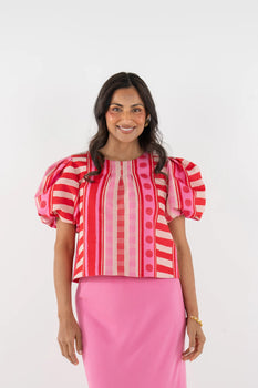 Jane Top, Peach Jubilee-Emily McCarthy