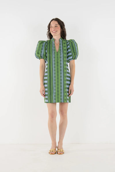 Hampton Mini Dress, Forest Jubilee-Emily McCarthy