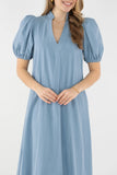 Hampton Dress, Denim-Emily McCarthy